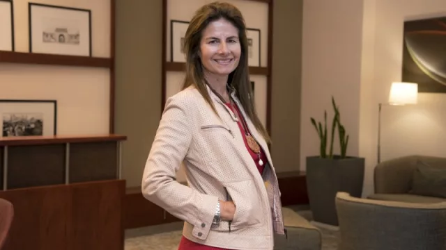 Con Isabel Guarnido Zuñiga, directora de Carolina Herrera Uruguay