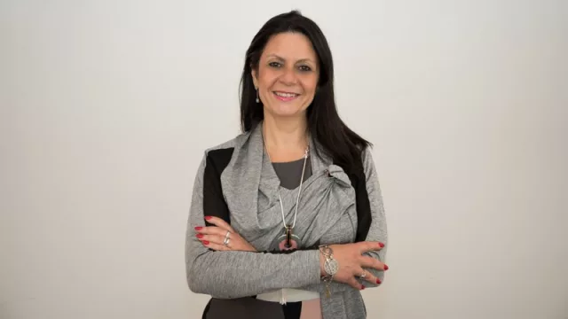 Con Alejandra Covello, presidente de Covello Propiedades