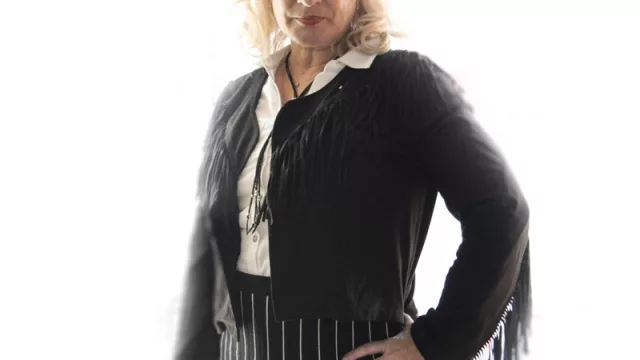 Con Virginia Moreira, Directora de Vinos Finos H.Stagnari 