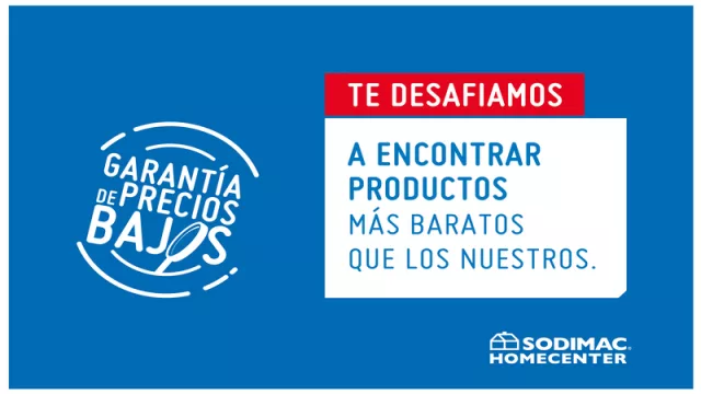 Sodimac lanzó “Garantía de Precios Bajos” y desafía a sus clientes