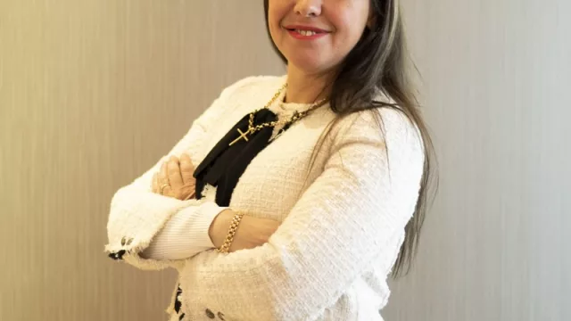 Con Patricia Pérez, Gerente General Club de Golf