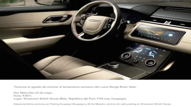 Llegó el Velar, la nueva bestia Range Rover de US$ 136.000 