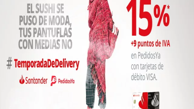 Si tu PedidosYa pasa por Santander antes de tu casa, te llega más barato