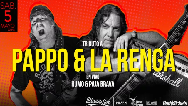 Tributo a Pappo y La Renga en Bluzz Live
