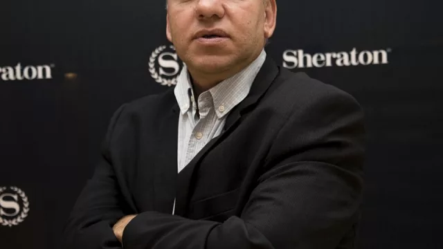 Con Óscar Sagasti, gerente General de Securitas