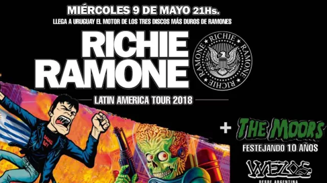 Llega Richie Ramone a Bluzz Live 