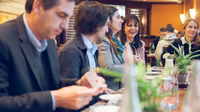 Mirá quiénes formaron parte de otro almuerzo ejecutivo de InfoNegocios