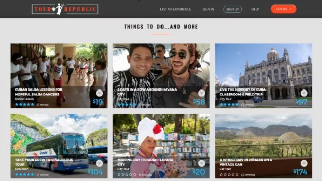 Un grupo de cubanos en Miami creó tourepublic.com para ofrecer paseos en Cuba 