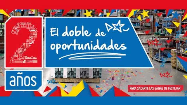 Sodimac festeja su segundo aniversario en Uruguay