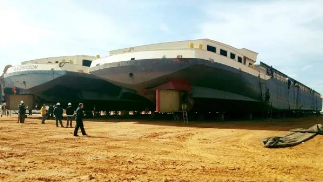 La embarcación que PY ya tiene lista para surcar aguas internacionales