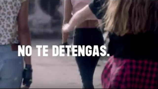 "No te detengas" (no importa el momento en el que te encuentres)