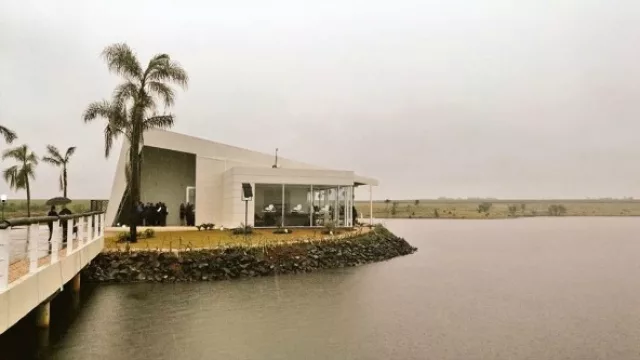 Así está la laguna hoy.