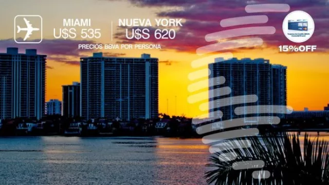 ¡Viaje a Miami por US$ 535! (ConsolidTravel y BBVA afianzan relaciones para hacerlo posible)