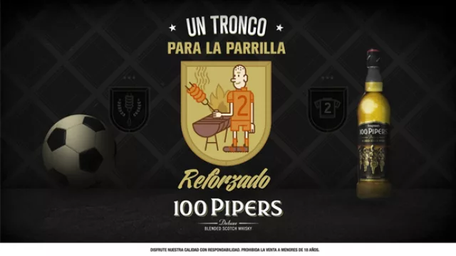 100 Pipers presenta “Un Tronco para la Parrilla, reforzado”