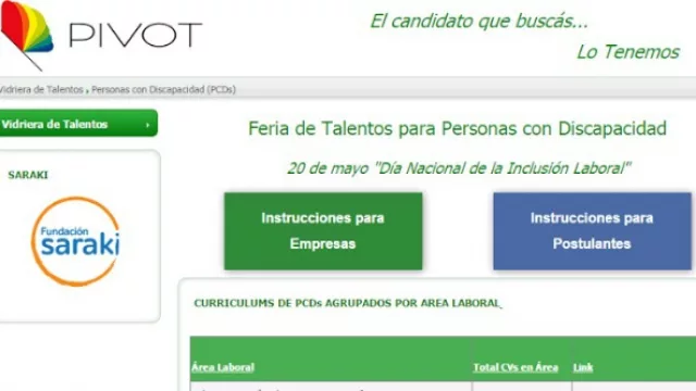 Interesante Feria Virtual de Talentos Para Personas con Discapacidad. Gratuita y permanente