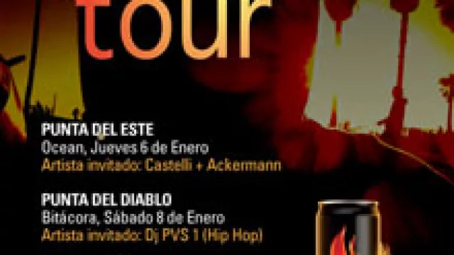 Montevideo Refrescos recorre el este con Summer Tour Burn 2011