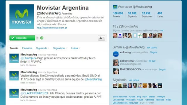 Córdoba: Movistar atiende a 45.000 clientes por mes vía Twitter y Facebook (y es caso modelo)