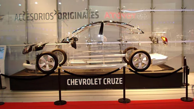 Salón del Automóvil de Buenos Aires. Stand de Chevrolet premiado