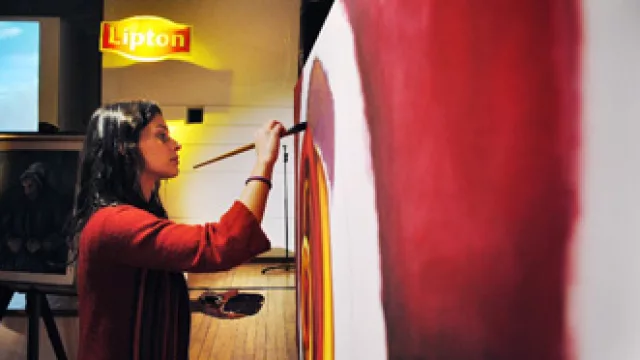 Si lo tuyo es el arte, Inspirate con Lipton