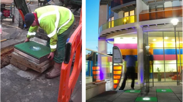 El proceso de instalación de las baldosas