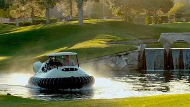 Carro de golf anfibio