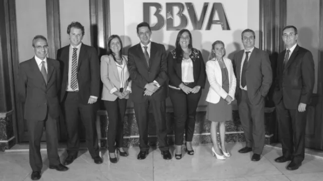 El equipo BBVA Uruguay