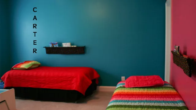 Decorar un cuarto compartido por hermanos