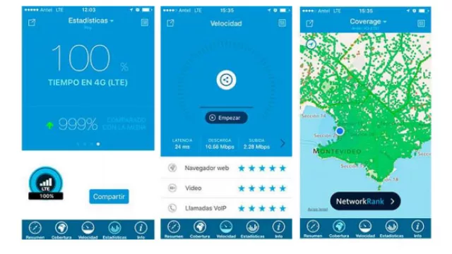 Uruguay entre los mejores del mundo y de América Latina en conexión LTE