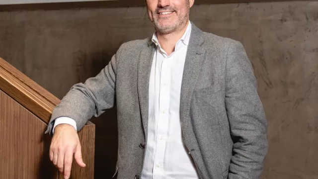 Con Gilberto Echeverry, Gerente General de Hotel Cottage