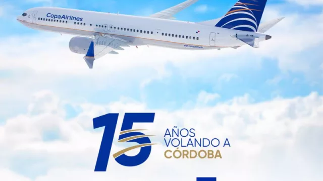 Copa Airlines celebra sus 15 años uniendo Córdoba con Panamá (recuperaron el vuelo diario desde el Taravella al Hub de las Américas)
