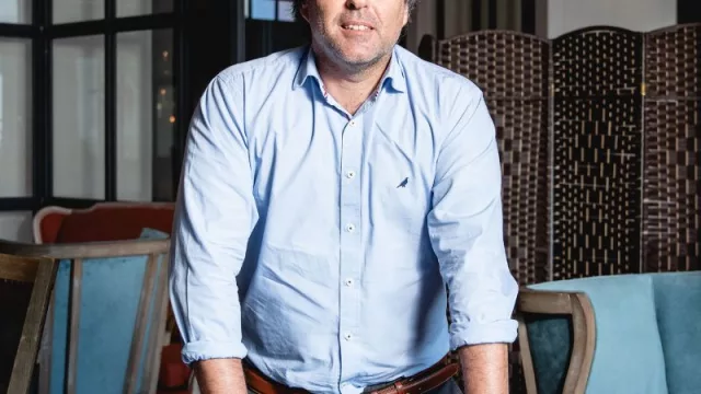 Con Martín Yaquinta, Director de Segura Satelital