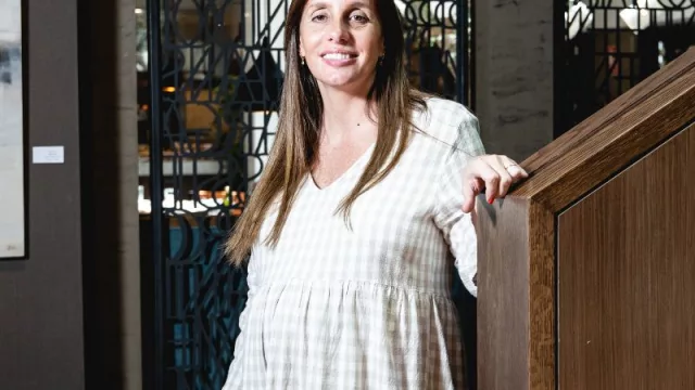 Con Alina Guevgeozian, Gerenta General de BAS