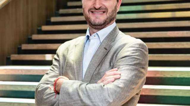 Con Alberto Varela, Gerente General de Fiserv Uruguay