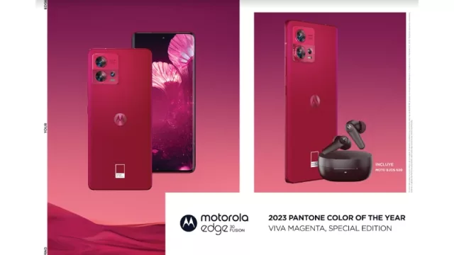 Motorola trae el nuevo edge 30 fusion special edition Viva Magenta