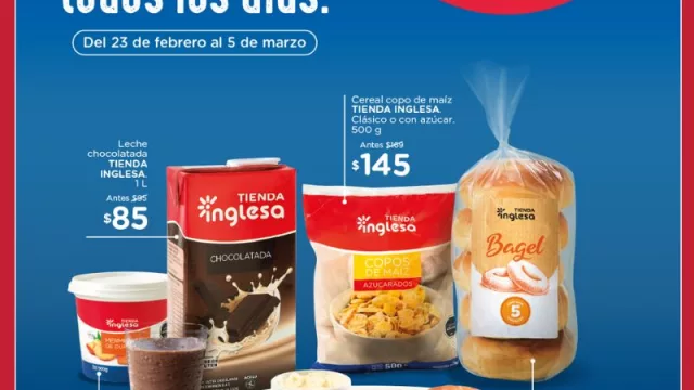 Tienda Inglesa invita a disfrutar descuentos de hasta el 50% (todo con el Mega Rompe Precios)