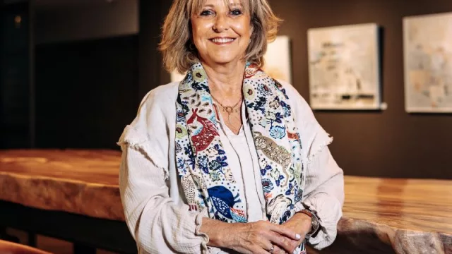 Con Estela Jinchuk, Directora de Óptica Estela Jinchuk