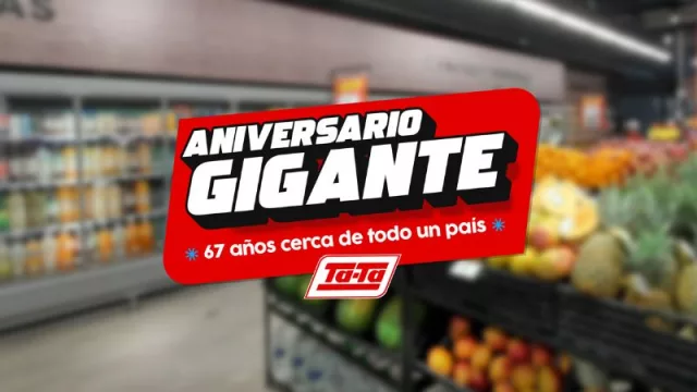 TaTa Supermercados celebra su 67° aniversario más cerca que nunca de todo un país