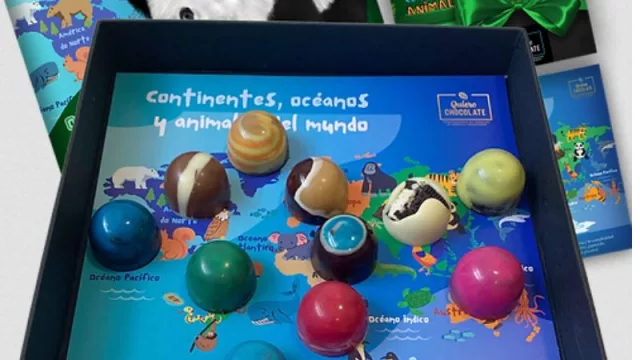 ¿Océanos con sabor a chocolate? (¡sí!... continentes y animales también en Quiero Chocolate UY)