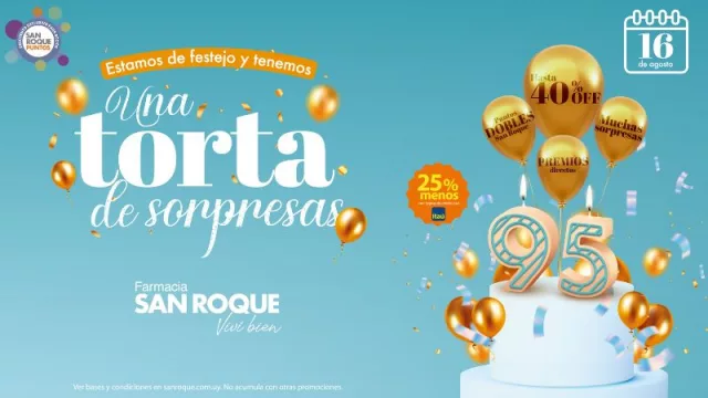 Festejamos nuestros 95 años: Farmacia San Roque