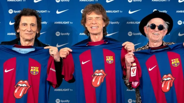 Barcelona lucirá el logo de los Rolling Stones en su camiseta en el clásico ante Real Madrid. ¿Qué banda uruguaya podría estar en una camiseta en un clásico entre Peñarol y Nacional?