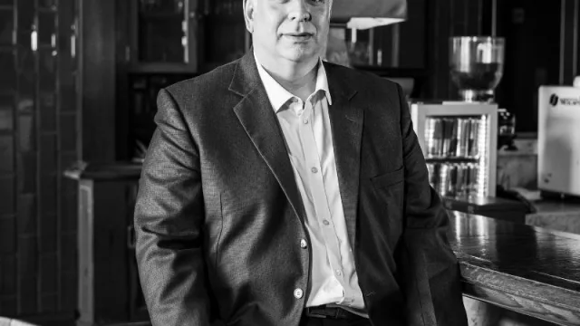 Almorzamos con Diego Antelo, Presidente de la Asociación de Empresarios Gallegos del Uruguay