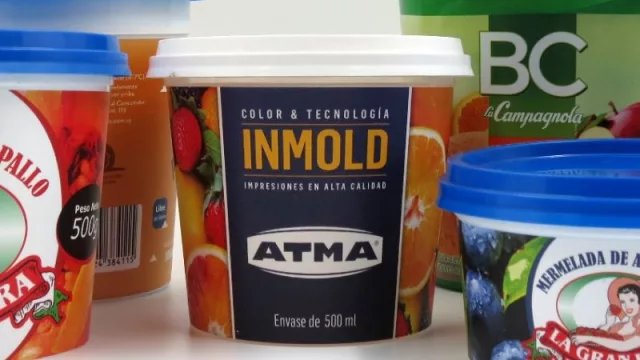 Si sabés esto ese plástico seguro no lo tirás (ATMA incorporó envases con tecnología in mold)