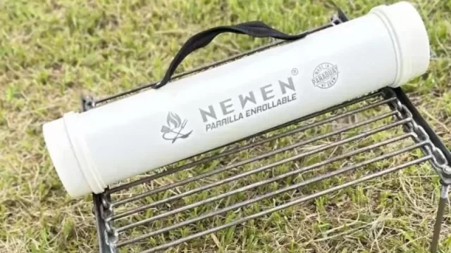 Y el asado sale por un tubo (llegaron a UY las parrillas enrollables Newen)