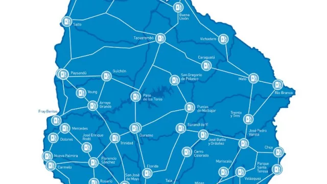 UTE alcanzó los 300 puntos de carga para vehículos eléctricos y trabaja en un banco de baterías (con 6.000.000 de dólares)