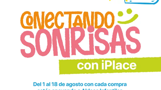 Conectando sonrisas: iPlace y Aldeas Infantiles lanzan una campaña solidaria en el mes de la niñez