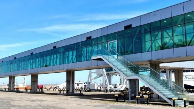 Stiler inauguró junto a la Administración Nacional de Puertos la ampliación de la Terminal de Pasajeros de Colonia