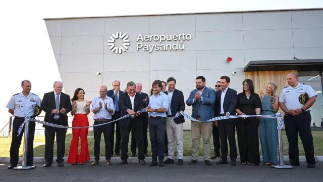 Y el país sigue teniendo pista (se inauguró nuevo Aeropuerto Internacional de Paysandú)