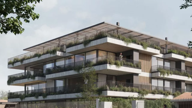 No solo en casas grandes se vive en Carrasco (con más de US$ 9 millones de inversión Estudio SEIS Arquitectos crea en VERT apartamentos premium)