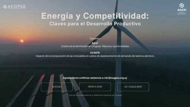 La energía renovable impulsa competitividad y atrae inversiones en Uruguay