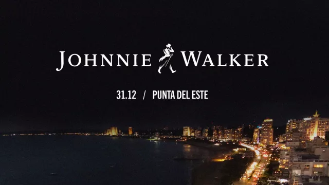 Johnnie Walker y los 500 drones (Punta del Este se viste de oro para recibir el 2026 con un despliegue sin precedentes)